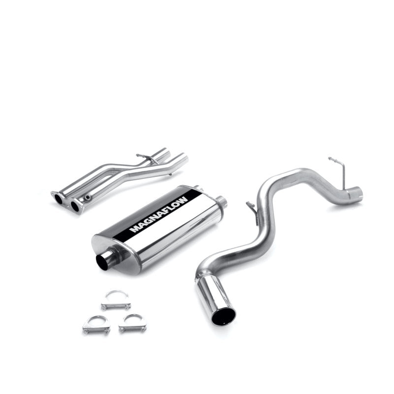 MagnaFlow Cat-Back Exhaust - Chevrolet Tahoe / GMC Yukon 1996-1999 - Dual Inlet Muffler