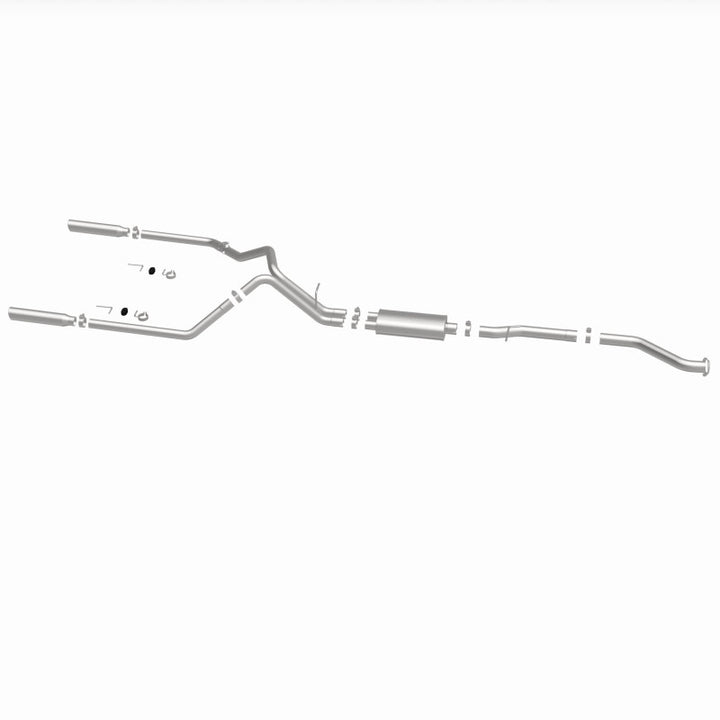 MagnaFlow Cat-Back Exhaust - Chevrolet Silverado / GMC Sierra 1500 4.8L / 5.3L 1999-2002 - Extended Cab Short Bed, view 33