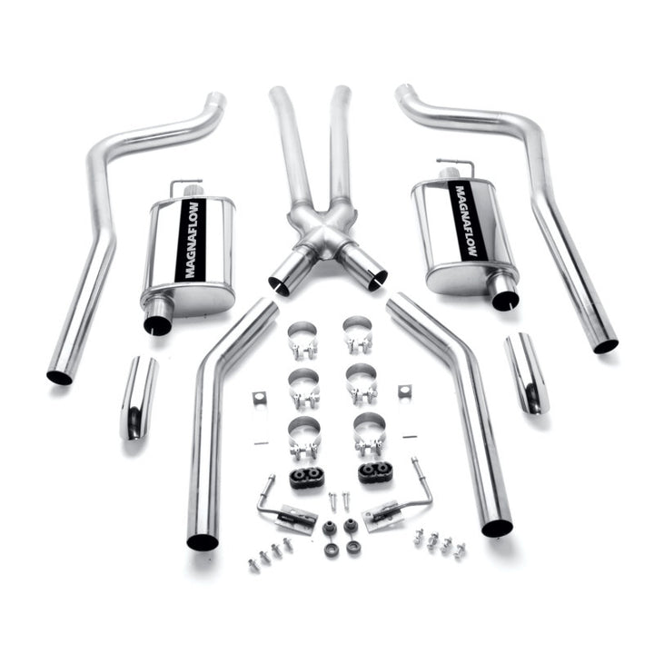 MagnaFlow Cat-Back Exhaust - Dodge Challenger / Plymouth Barracuda 1970-1972 - 2.5in, view 2