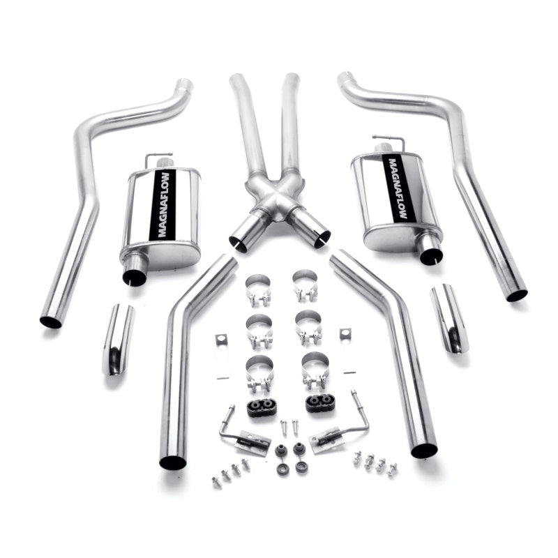 MagnaFlow Cat-Back Exhaust - Dodge Challenger / Plymouth Barracuda 1970-1972 - 2.5in, view 2