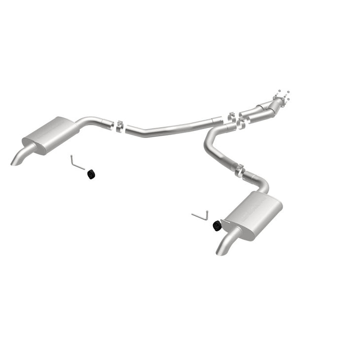 MagnaFlow Cat-Back Exhaust - Chevrolet Corvette 5.7L V8 1975-1979 - Dual Split Rear Exit, view 19