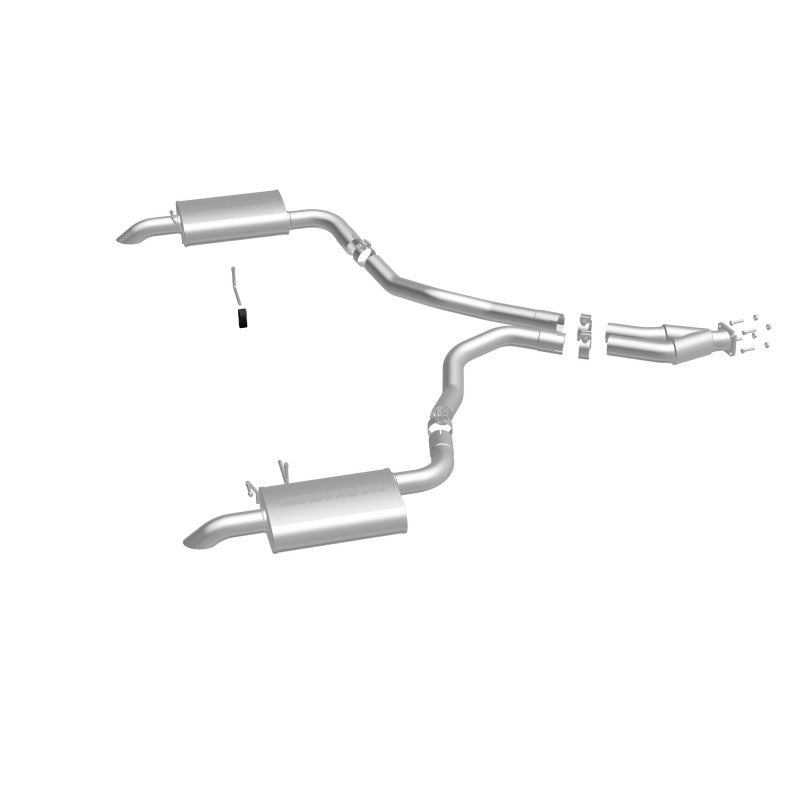 MagnaFlow Cat-Back Exhaust - Chevrolet Corvette 5.7L V8 1975-1979 - Dual Split Rear Exit, view 21