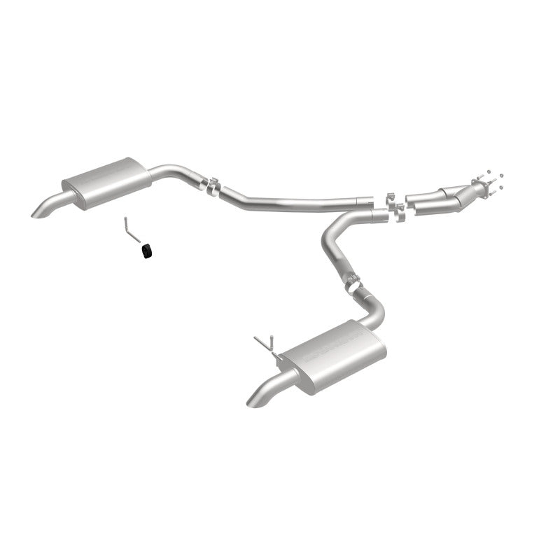 MagnaFlow Cat-Back Exhaust - Chevrolet Corvette 5.7L V8 1975-1979 - Dual Split Rear Exit, view 24