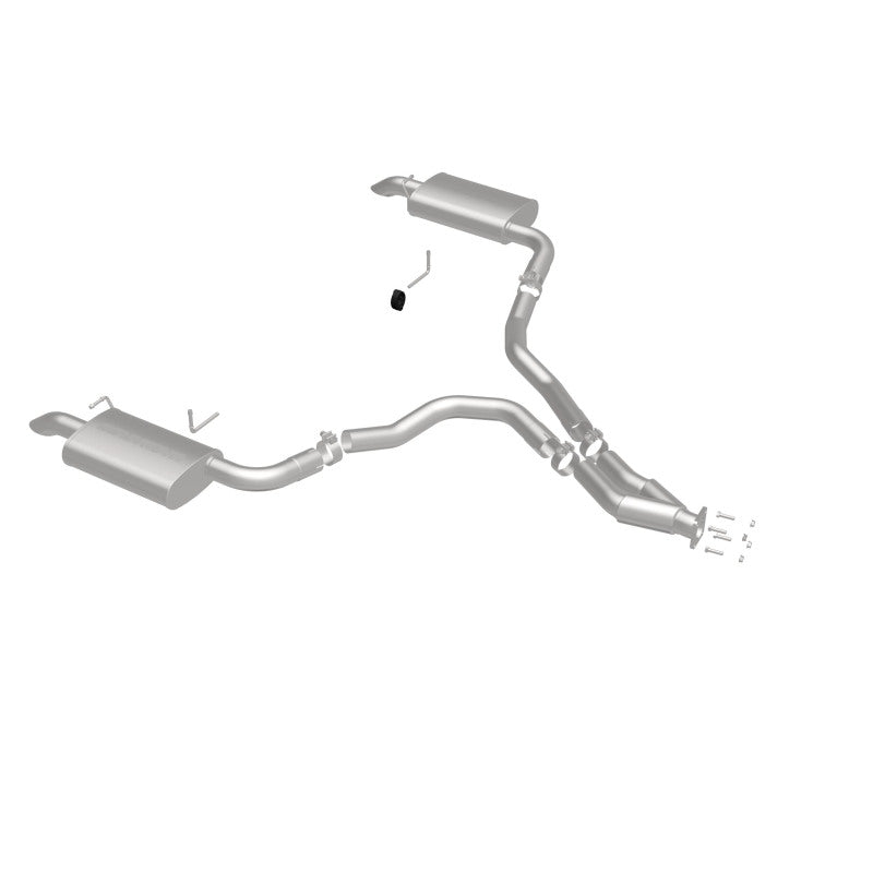 MagnaFlow Cat-Back Exhaust - Chevrolet Corvette 5.7L V8 1975-1979 - Dual Split Rear Exit, view 31