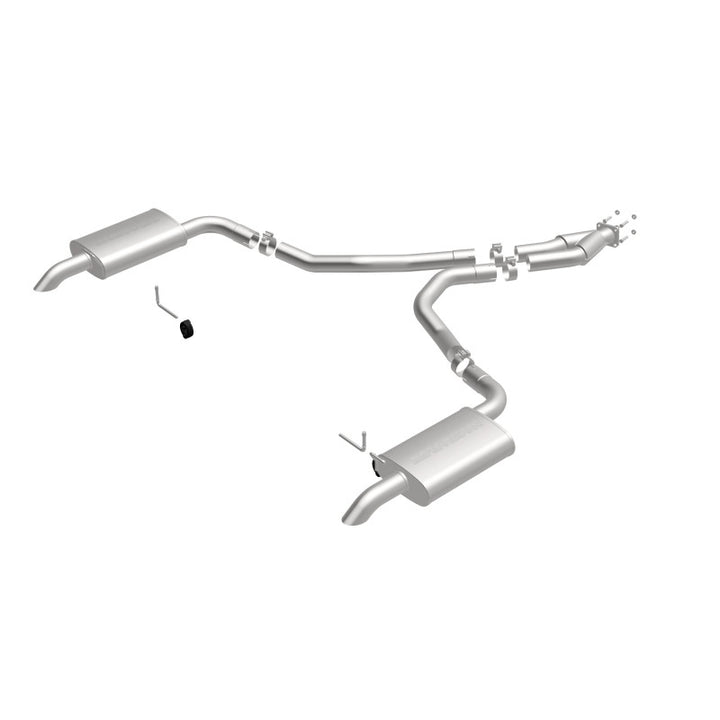 MagnaFlow Cat-Back Exhaust - Chevrolet Corvette 5.7L V8 1975-1979 - Dual Split Rear Exit, view 32