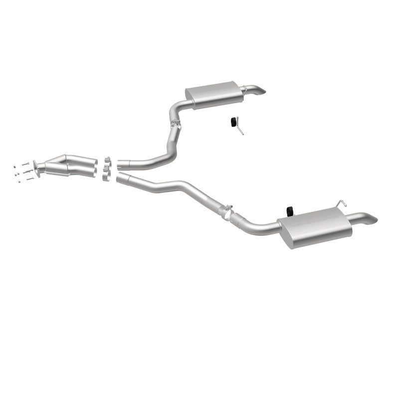 MagnaFlow Cat-Back Exhaust - Chevrolet Corvette 5.7L V8 1975-1979 - Dual Split Rear Exit, view 34