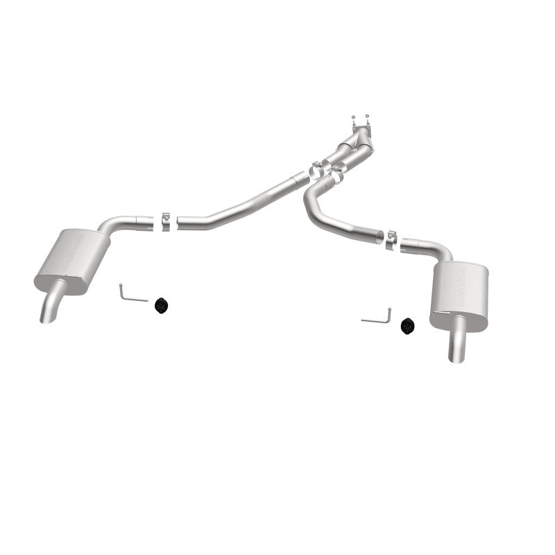 MagnaFlow Cat-Back Exhaust - Chevrolet Corvette 5.7L V8 1975-1979 - Dual Split Rear Exit, view 38