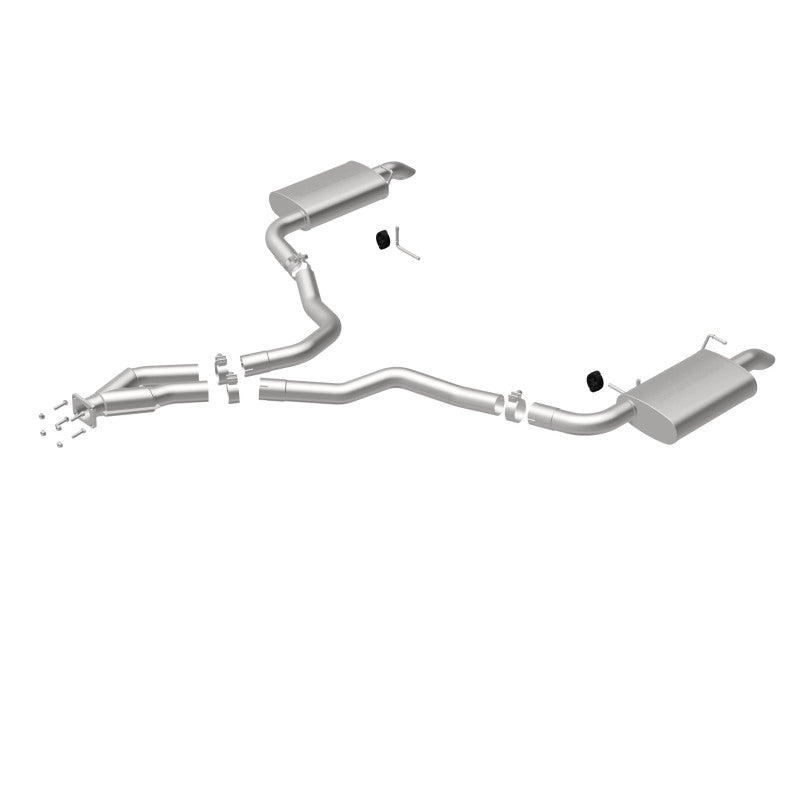 MagnaFlow Cat-Back Exhaust - Chevrolet Corvette 5.7L V8 1975-1979 - Dual Split Rear Exit, view 40