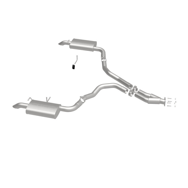 MagnaFlow Cat-Back Exhaust - Chevrolet Corvette 5.7L V8 1975-1979 - Dual Split Rear Exit, view 41