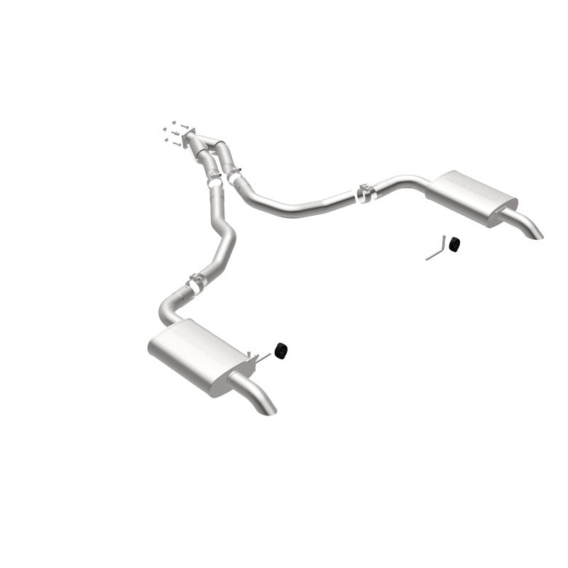 MagnaFlow Cat-Back Exhaust - Chevrolet Corvette 5.7L V8 1975-1979 - Dual Split Rear Exit, view 43