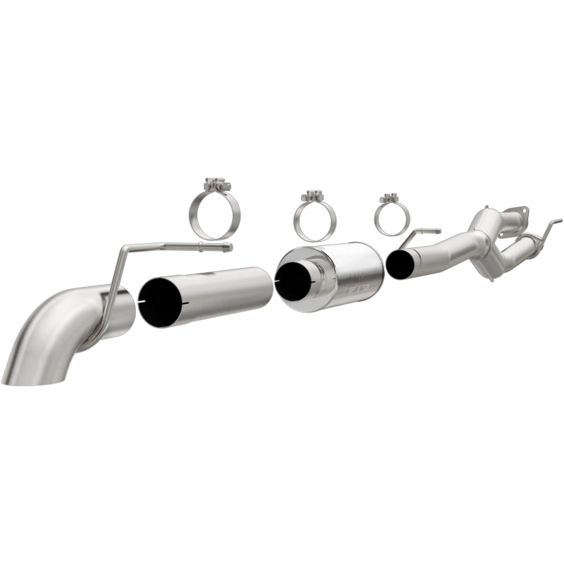 MagnaFlow Cat-Back Exhaust - Ford F-250 2011-2016 6.2L 3.5in Single P/S Off Road Pro Series Performance, view 2