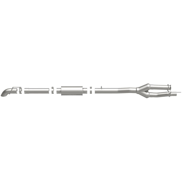 MagnaFlow Cat-Back Exhaust - Ford F-250 2011-2016 6.2L 3.5in Single P/S Off Road Pro Series Performance, view 20