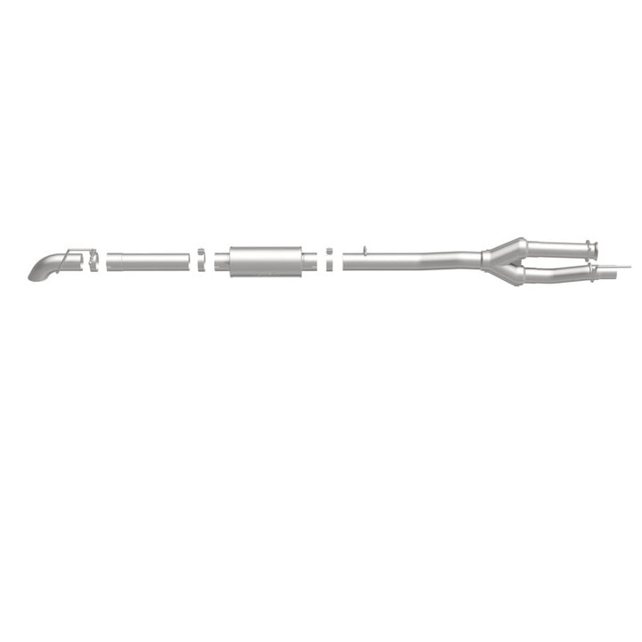 MagnaFlow Cat-Back Exhaust - Ford F-250 2011-2016 6.2L 3.5in Single P/S Off Road Pro Series Performance, view 9