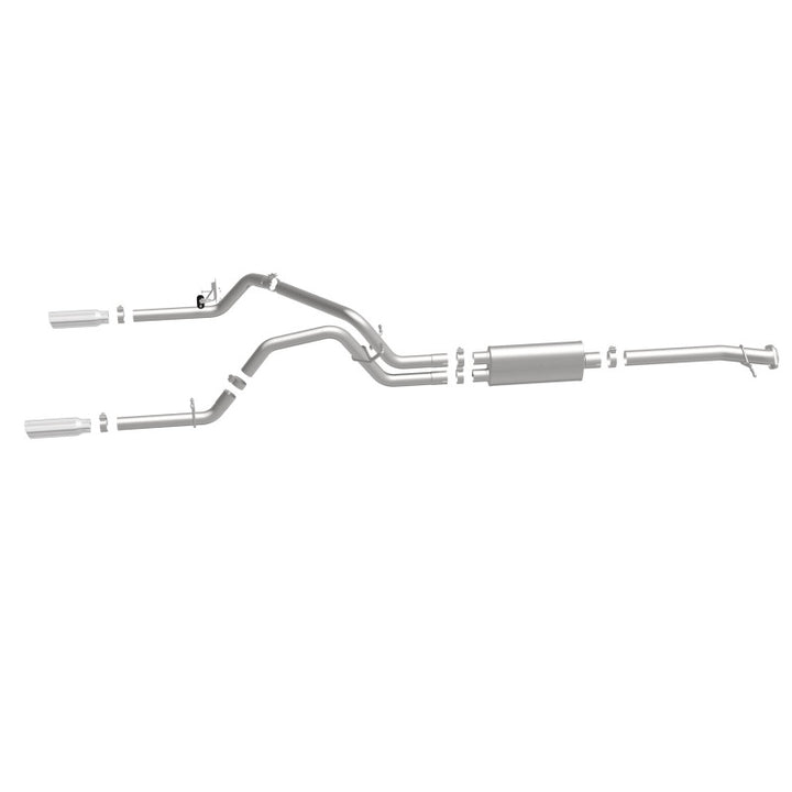 MagnaFlow Cat-Back Exhaust - Chevrolet Colorado / GMC Canyon 2015-2022 - Dual Split Rear Exit 3.5in Tips, view 11