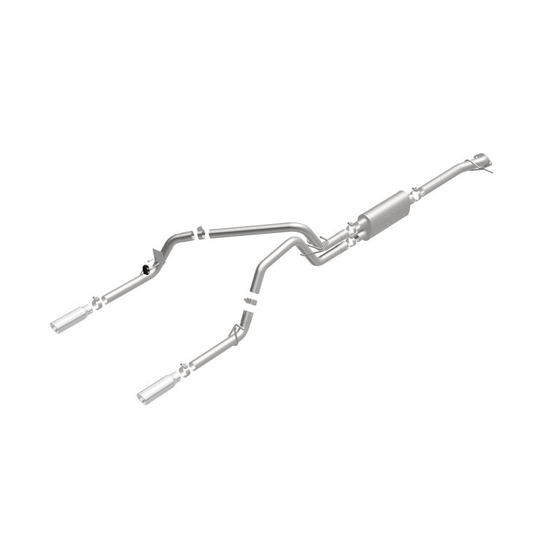 MagnaFlow Cat-Back Exhaust - Chevrolet Colorado / GMC Canyon 2015-2022 - Dual Split Rear Exit 3.5in Tips, view 7