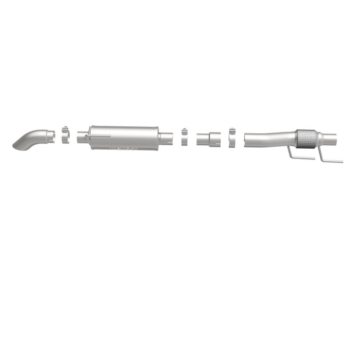 MagnaFlow Cat-Back Exhaust - Ford F-150 2.7L EcoBoost 2015-2020 - Extended Cab - 2.5in / 3in Turn Down Before Rear Tire, view 40