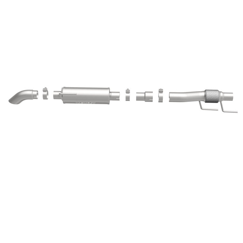 MagnaFlow Cat-Back Exhaust - Ford F-150 2.7L EcoBoost 2015-2020 - Extended Cab - 2.5in / 3in Turn Down Before Rear Tire, view 40