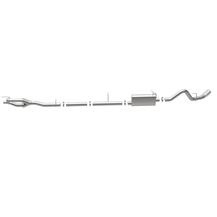 MagnaFlow Cat-Back Exhaust - Ford F-250 / F-350 Super Duty 6.2L 2011-2016 - Extended Cab / Crew Cab - 3.5in Single Passenger Side Rear Exit 5in Tip, view 18