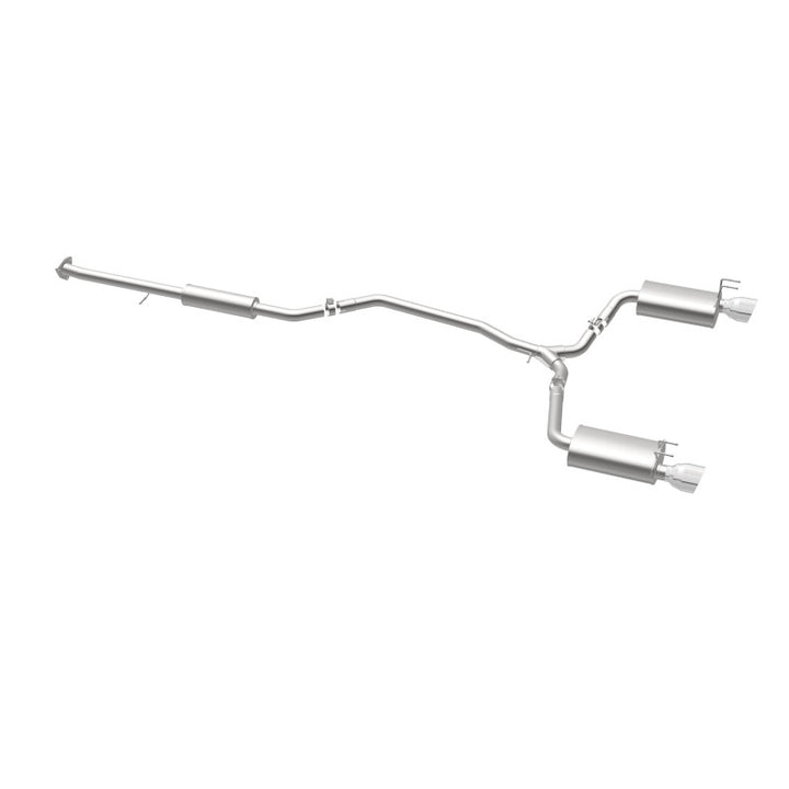 MagnaFlow Cat-Back Exhaust - Honda Accord 3.5L V6 2013-2017 - 2.5in Dual Split Rear Exit with Polished 4.5in Tips, view 20