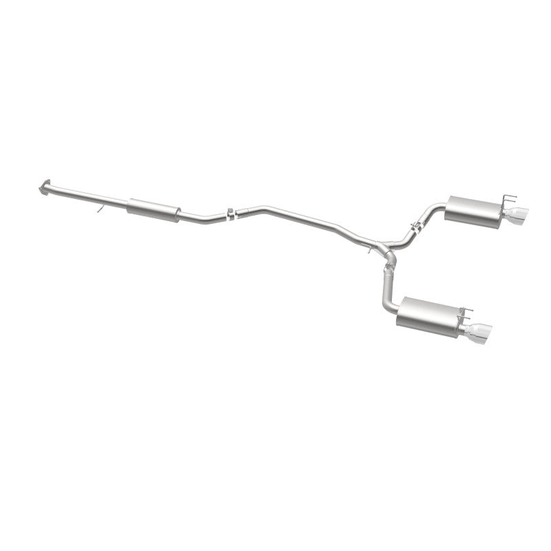 MagnaFlow Cat-Back Exhaust - Honda Accord 3.5L V6 2013-2017 - 2.5in Dual Split Rear Exit with Polished 4.5in Tips, view 20