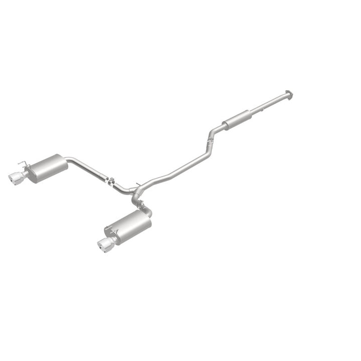 MagnaFlow Cat-Back Exhaust - Honda Accord 3.5L V6 2013-2017 - 2.5in Dual Split Rear Exit with Polished 4.5in Tips, view 28