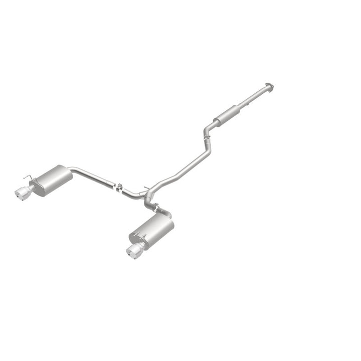 MagnaFlow Cat-Back Exhaust - Honda Accord 3.5L V6 2013-2017 - 2.5in Dual Split Rear Exit with Polished 4.5in Tips, view 35