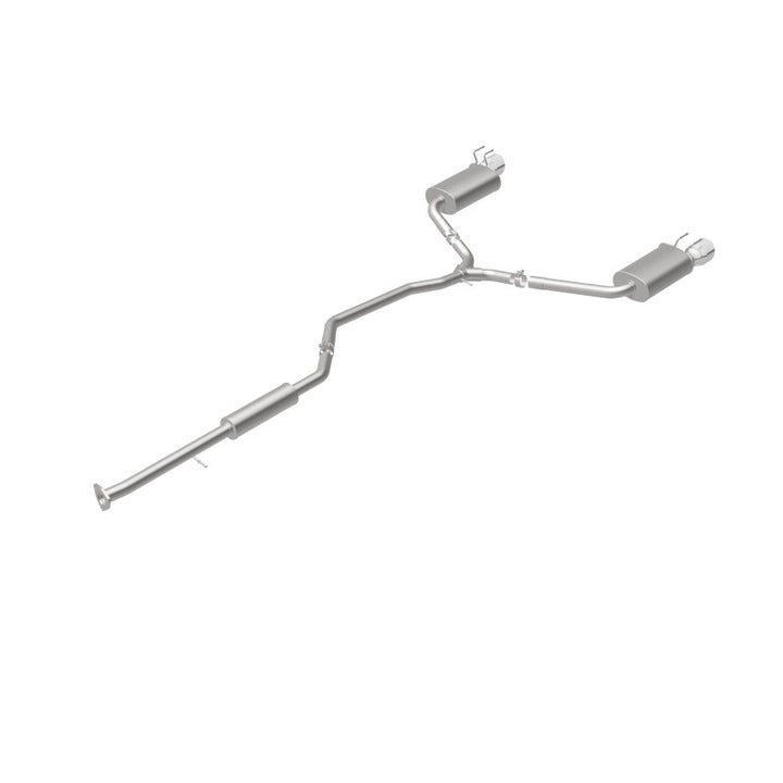 MagnaFlow Cat-Back Exhaust - Honda Accord 3.5L V6 2013-2017 - 2.5in Dual Split Rear Exit with Polished 4.5in Tips, view 37