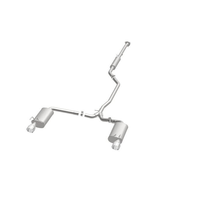 MagnaFlow Cat-Back Exhaust - Honda Accord 3.5L V6 2013-2017 - 2.5in Dual Split Rear Exit with Polished 4.5in Tips, view 40