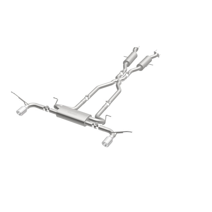 MagnaFlow Cat-Back Exhaust - Jeep Grand Cherokee 3.6L / 5.7L 2011-2022 - 2.5in Dual Split Rear Exit with 4in Black Tips, view 17