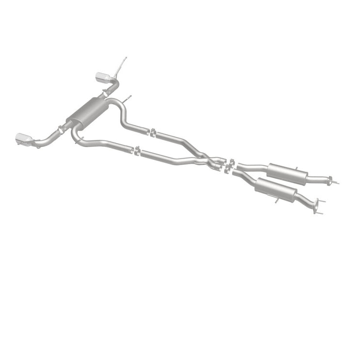 MagnaFlow Cat-Back Exhaust - Jeep Grand Cherokee 3.6L / 5.7L 2011-2022 - 2.5in Dual Split Rear Exit with 4in Black Tips, view 29