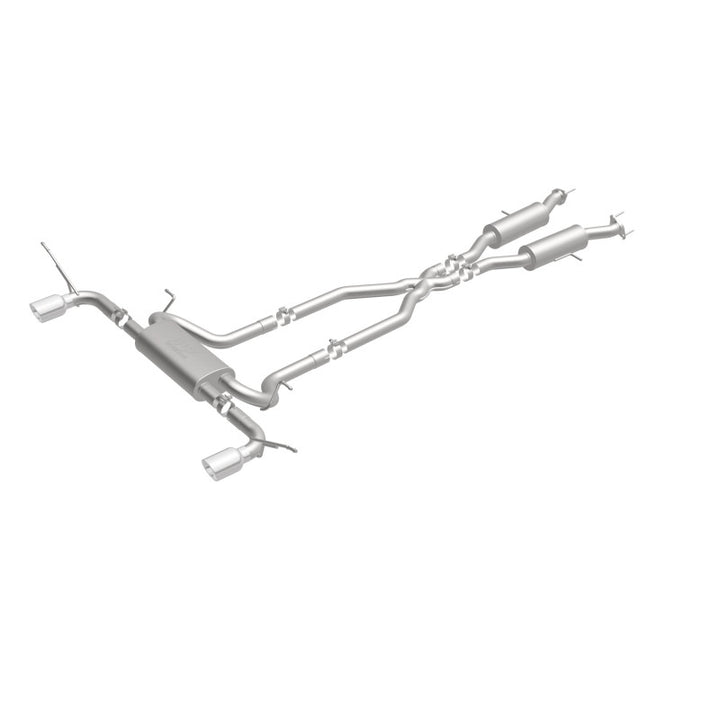 MagnaFlow Cat-Back Exhaust - Jeep Grand Cherokee 3.6L / 5.7L 2011-2022 - 2.5in Dual Split Rear Exit with 4in Black Tips, view 30