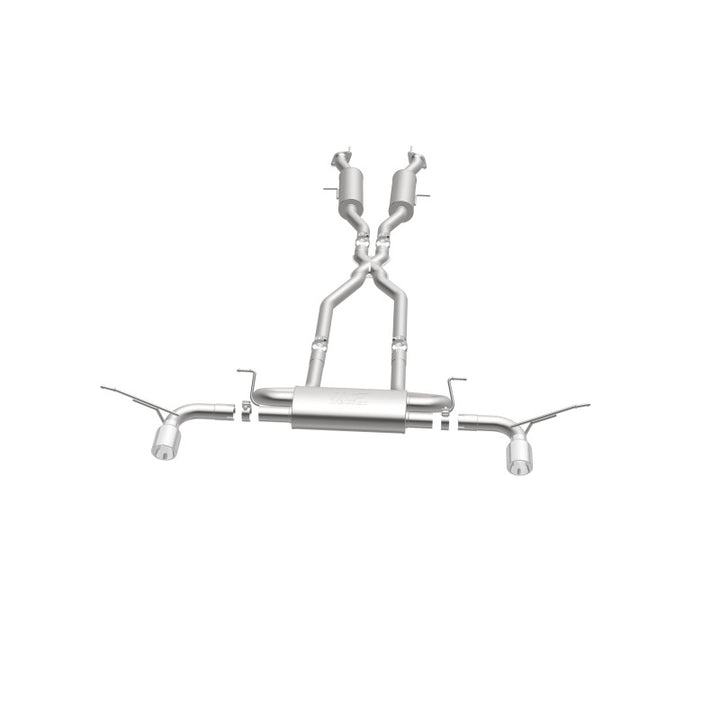 MagnaFlow Cat-Back Exhaust - Jeep Grand Cherokee 3.6L / 5.7L 2011-2022 - 2.5in Dual Split Rear Exit with 4in Black Tips, view 38