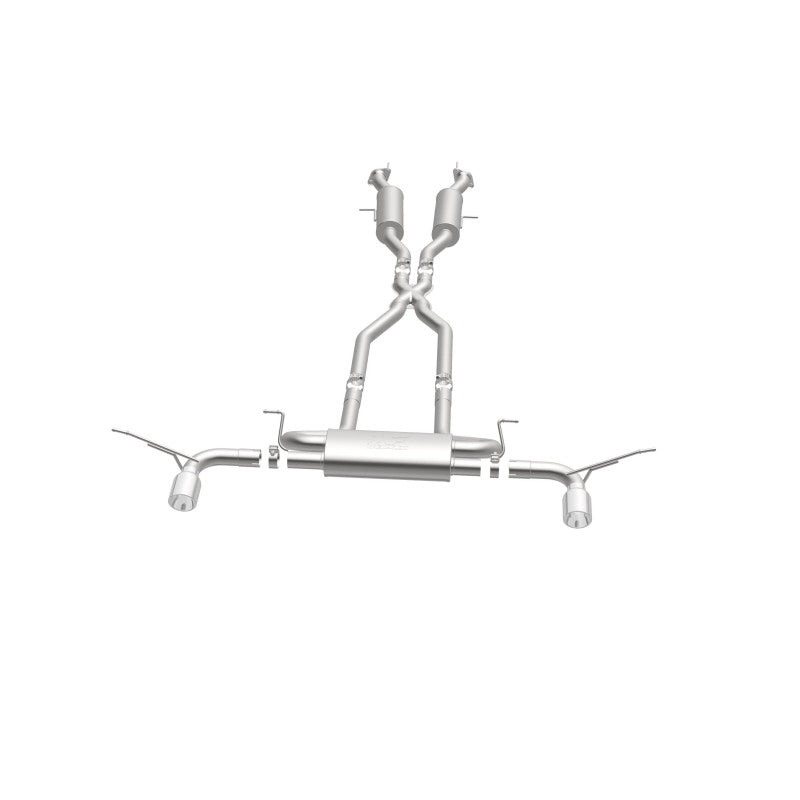 MagnaFlow Cat-Back Exhaust - Jeep Grand Cherokee 3.6L / 5.7L 2011-2022 - 2.5in Dual Split Rear Exit with 4in Black Tips, view 38
