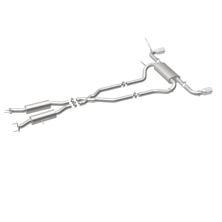 MagnaFlow Cat-Back Exhaust - Jeep Grand Cherokee 3.6L / 5.7L 2011-2022 - 2.5in Dual Split Rear Exit with 4in Black Tips, view 39