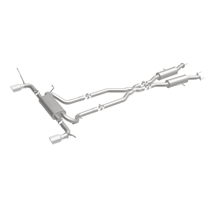 MagnaFlow Cat-Back Exhaust - Jeep Grand Cherokee 3.6L / 5.7L 2011-2022 - 2.5in Dual Split Rear Exit with 4in Black Tips, view 40