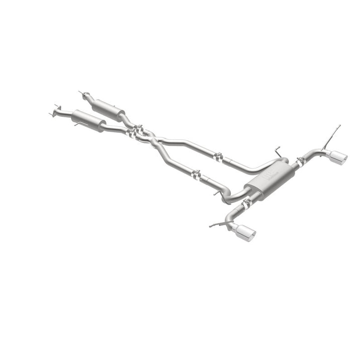 MagnaFlow Cat-Back Exhaust - Jeep Grand Cherokee 3.6L / 5.7L 2011-2022 - 2.5in Dual Split Rear Exit with 4in Black Tips, view 45