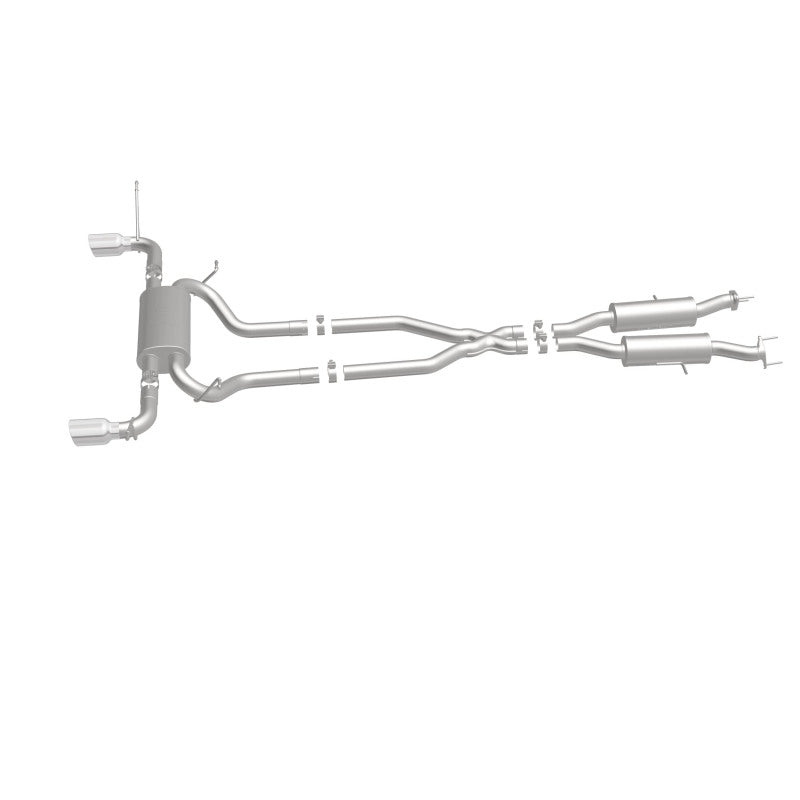 MagnaFlow Cat-Back Exhaust - Jeep Grand Cherokee 3.6L / 5.7L 2011-2022 - 2.5in Dual Split Rear Exit with 4in Black Tips, view 6