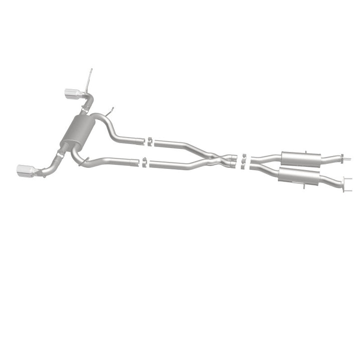 MagnaFlow Cat-Back Exhaust - Jeep Grand Cherokee 3.6L / 5.7L 2011-2022 - 2.5in Dual Split Rear Exit with 4in Black Tips, view 8