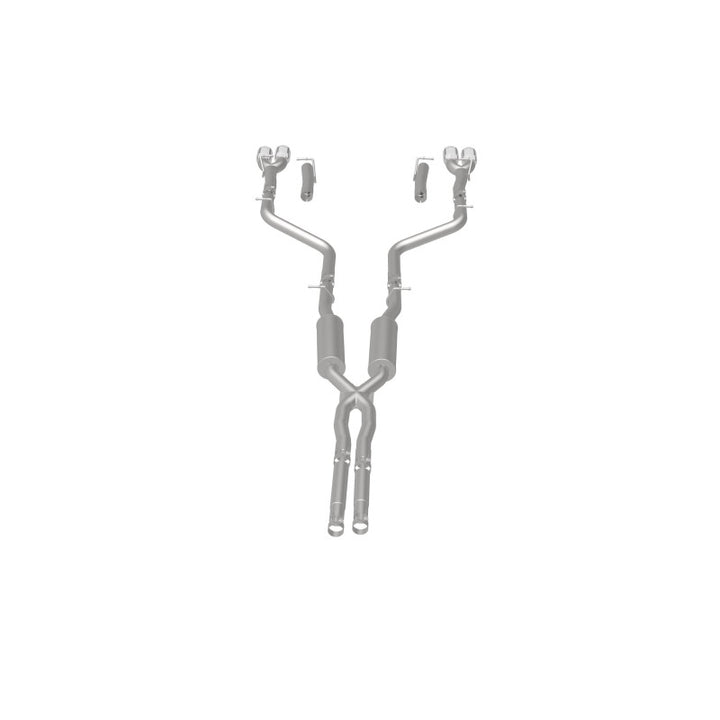 MagnaFlow Cat-Back Exhaust - Dodge Challenger 3.6L V6 2015-2023 - 2.5in Quad Split Rear Exit 3.5in Tips, view 22