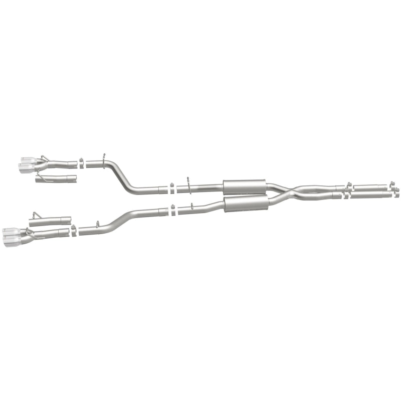 MagnaFlow Cat-Back Exhaust - Dodge Challenger 3.6L V6 2015-2023 - 2.5in Quad Split Rear Exit 3.5in Tips, view 23