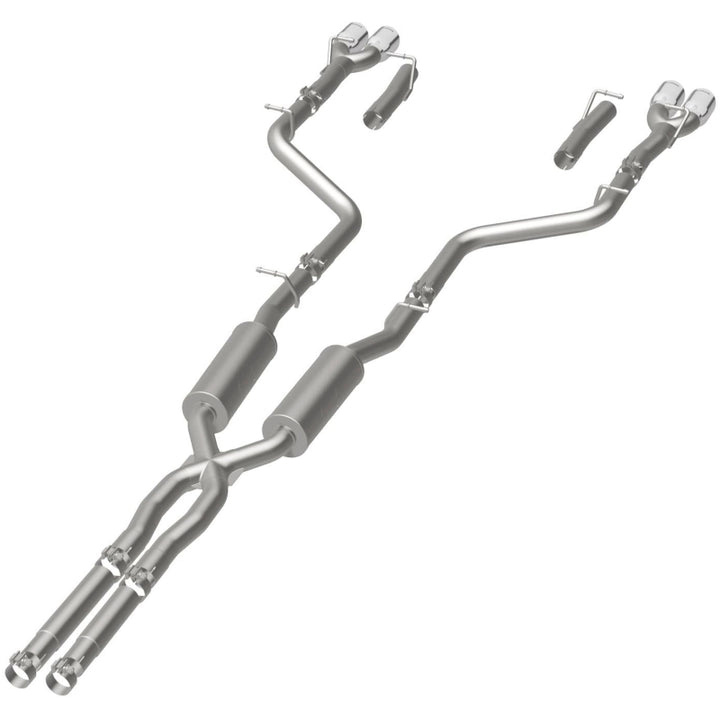 MagnaFlow Cat-Back Exhaust - Dodge Challenger 3.6L V6 2015-2023 - 2.5in Quad Split Rear Exit 3.5in Tips, view 32