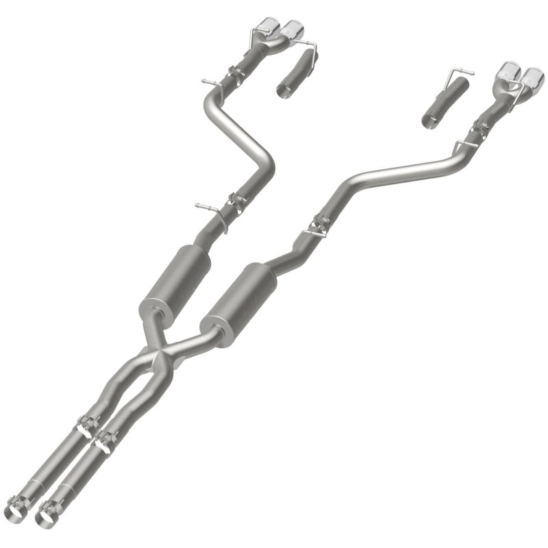 MagnaFlow Cat-Back Exhaust - Dodge Challenger 3.6L V6 2015-2023 - 2.5in Quad Split Rear Exit 3.5in Tips, view 32