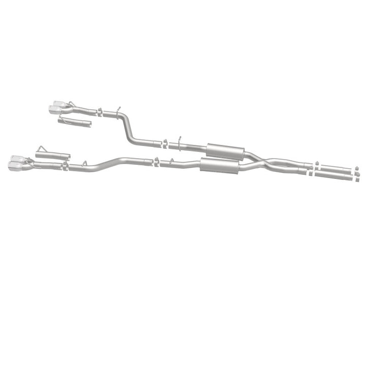 MagnaFlow Cat-Back Exhaust - Dodge Challenger 3.6L V6 2015-2023 - 2.5in Quad Split Rear Exit 3.5in Tips, view 34