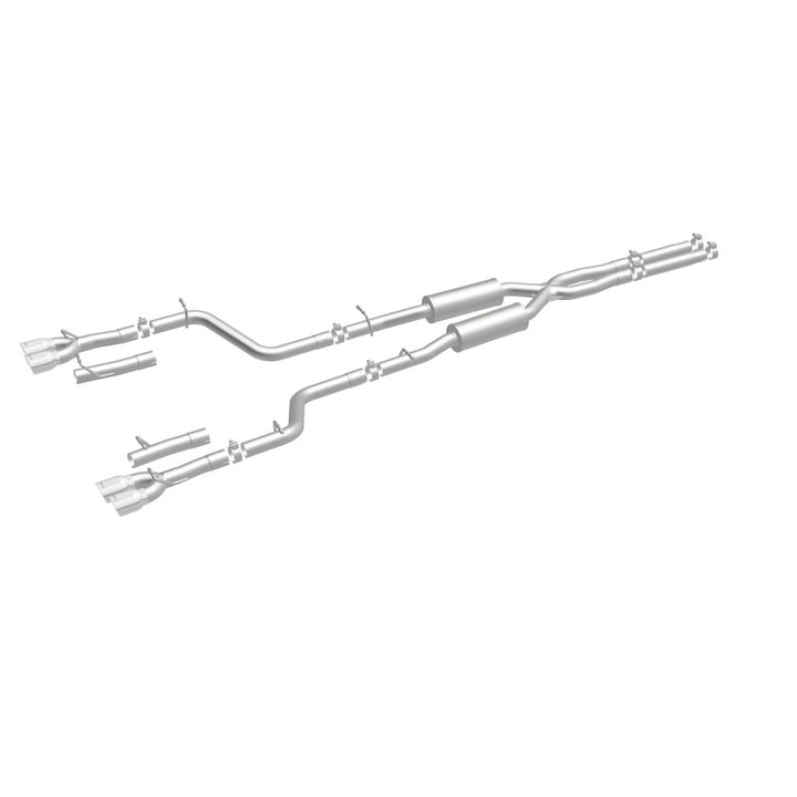 MagnaFlow Cat-Back Exhaust - Dodge Challenger 3.6L V6 2015-2023 - 2.5in Quad Split Rear Exit 3.5in Tips, view 35