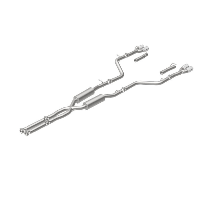 MagnaFlow Cat-Back Exhaust - Dodge Challenger 3.6L V6 2015-2023 - 2.5in Quad Split Rear Exit 3.5in Tips, view 45