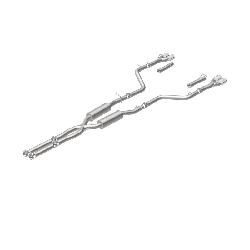 MagnaFlow Cat-Back Exhaust - Dodge Challenger 3.6L V6 2015-2023 - 2.5in Quad Split Rear Exit 3.5in Tips, view 45