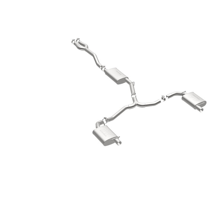 MagnaFlow Cat-Back Exhaust - Dodge Charger / Chrysler 300 3.6L V6 2015-2023 - Dual Split Rear Exit (Uses OEM Tips), view 9