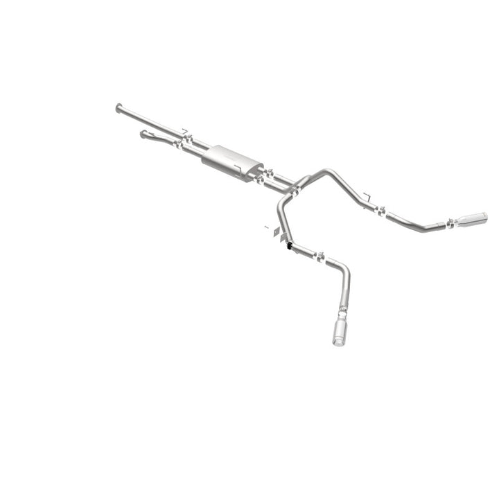 MagnaFlow Cat-Back Exhaust - Toyota Tundra 4.6L / 5.7L V8 2009-2021 - Double Cab Long Bed / CrewMax Short Bed - 2.5in Dual Split Rear Exit 4in Tips, view 11