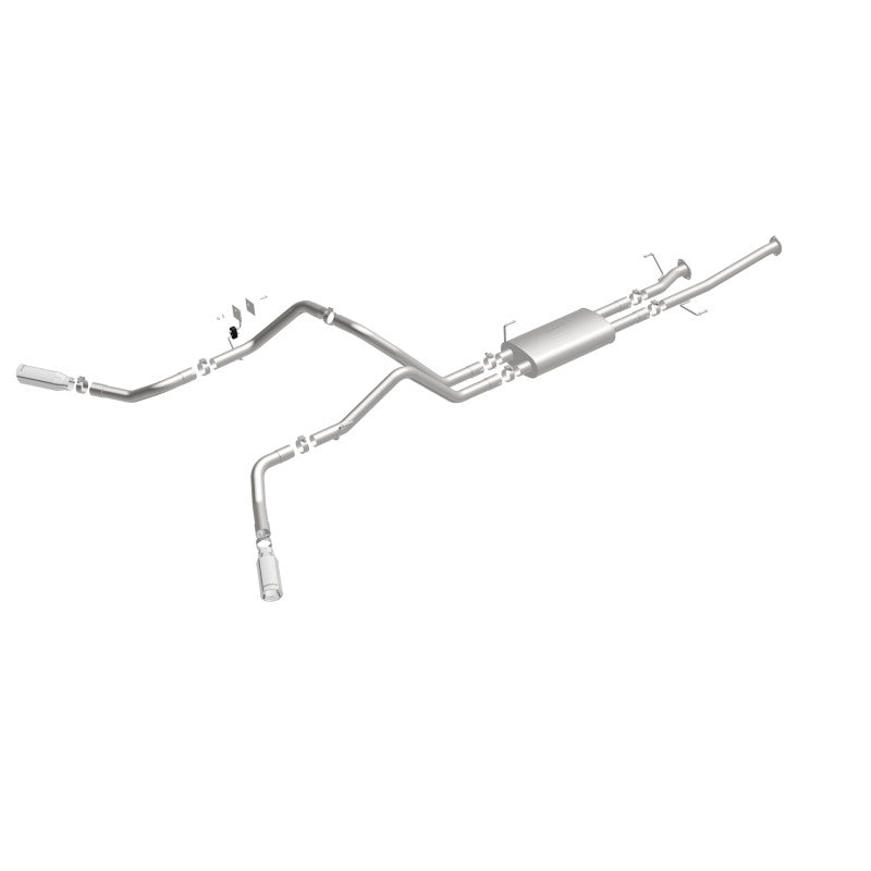 MagnaFlow Cat-Back Exhaust - Toyota Tundra 4.6L / 5.7L V8 2009-2021 - Double Cab Long Bed / CrewMax Short Bed - 2.5in Dual Split Rear Exit 4in Tips, view 15