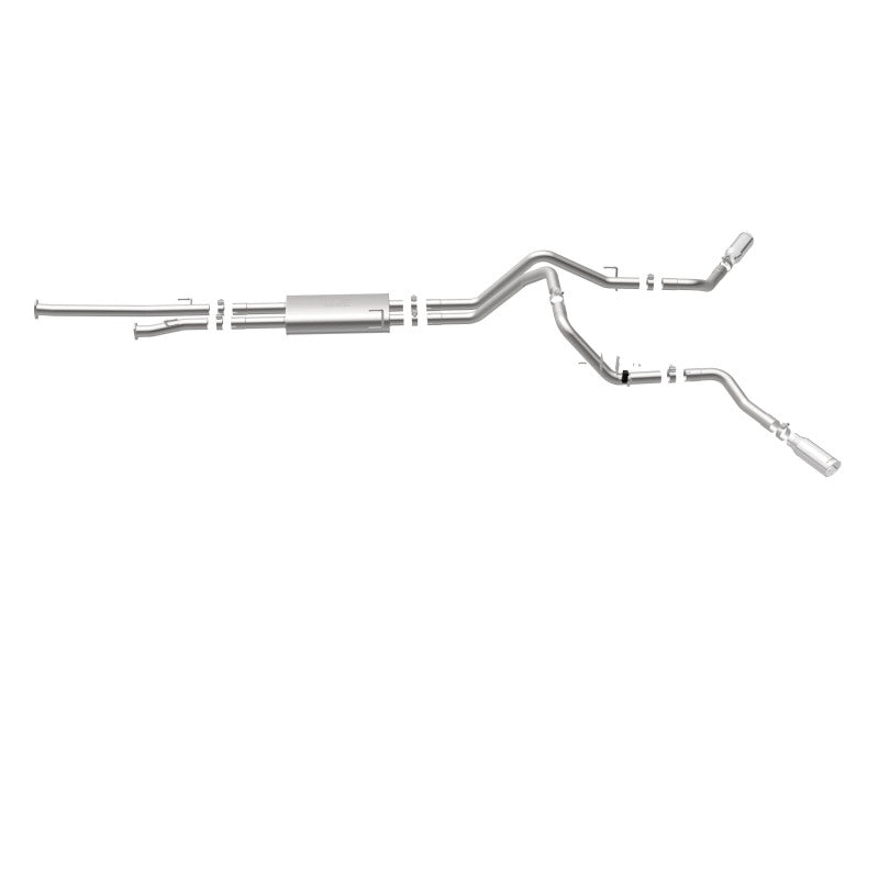 MagnaFlow Cat-Back Exhaust - Toyota Tundra 4.6L / 5.7L V8 2009-2021 - Double Cab Long Bed / CrewMax Short Bed - 2.5in Dual Split Rear Exit 4in Tips, view 20